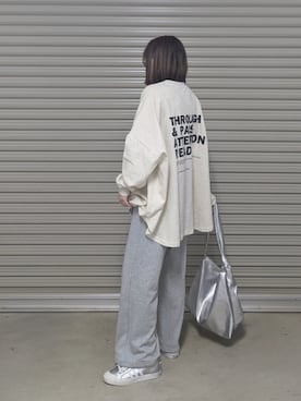 「reca（レカ）のアイテム（スウェット）」を使った、yume さん（レディース・160cm）の冬コーディネート