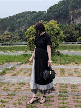 「EPICKS（エピックス）のアイテム」を使った、yume さん（レディース・160cm）の夏コーディネート