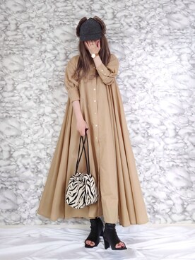 「corners」｜「アイテム（腕時計）」を使った、yume さん（レディース・160cm）の夏コーディネート