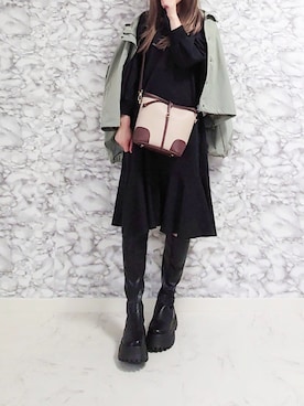 「URBAN RESEARCH ROSSO」｜「アイテム（マウンテンパーカー）」を使った、yume さん（レディース・160cm）の秋コーディネート