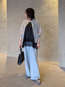 「BONLECILL Marche（ボンルシールマルシェ）のアイテム」を使った、yume さん（レディース・160cm）の春コーディネート