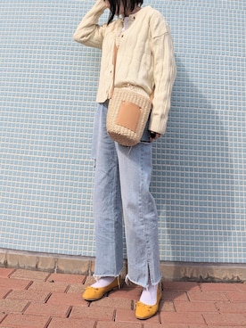 「grandfleur（グランドフルール）のアイテム」を使った、yume さん（レディース・160cm）の春コーディネート