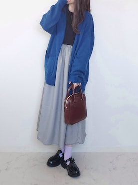 「AS KNOW AS plus（アズノゥアズプラス）のアイテム（ワンピース）」を使った、yume さん（レディース・160cm）の春コーディネート