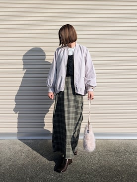 「ikka（イッカ）のアイテム」を使った、yume さん（レディース・160cm）の秋コーディネート