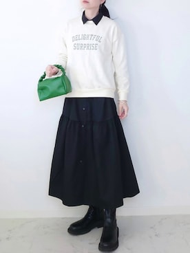 「Honeys（ハニーズ）のアイテム（アクセサリー）」を使った、yume さん（レディース・160cm）の冬コーディネート