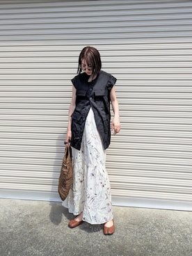 「notch.」｜「アイテム（パンプス）」を使った、yume さん（レディース・160cm）の夏コーディネート