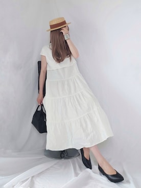 「Lady worker（レディワーカー）のアイテム」を使った、yume さん（レディース・160cm）の夏コーディネート