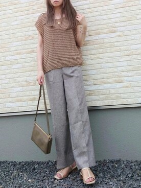 「ancloset」｜yume さん（レディース・160cm）の夏コーディネート