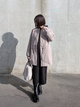 「ikka（イッカ）のアイテム」を使った、yume さん（レディース・160cm）の冬コーディネート