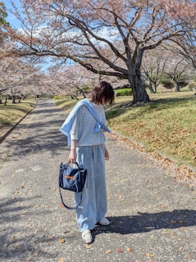 「ikka（イッカ）のアイテム」を使った、yume さん（レディース・160cm）の春コーディネート