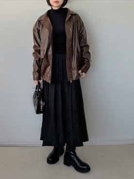 yume さん（骨格ストレート・レディース・160cm）の冬コーディネート