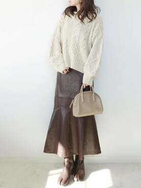 yume さん（レディース・160cm）の冬コーディネート