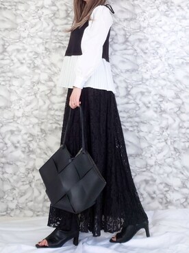 「An3pocket（アンポケット）のアイテム」を使った、yume さん（レディース・160cm）の夏コーディネート