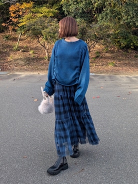 「tiptop（ティップトップ）のアイテム（シューズ）」を使った、yume さん（レディース・160cm）の秋コーディネート