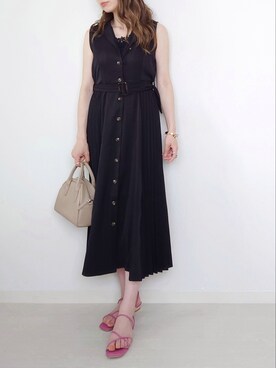 「スクエアトゥ」｜「アイテム（シャツワンピース）」を使った、yume さん（レディース・160cm）の夏コーディネート