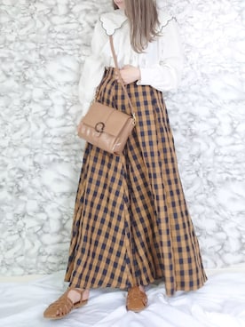 「An3pocket（アンポケット）のアイテム」を使った、yume さん（レディース・160cm）の夏コーディネート