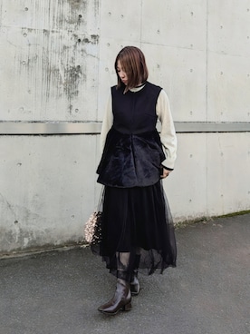 「&Robu.（アンドロブ）のアイテム」を使った、yume さん（レディース・160cm）の秋コーディネート