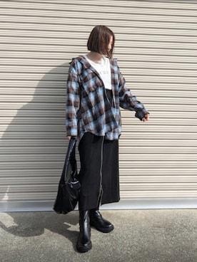「ikka（イッカ）のアイテム」を使った、yume さん（レディース・160cm）の秋コーディネート