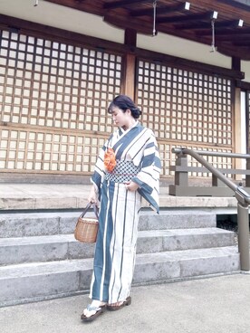 「C.R.E.A.M（クリーム）のアイテム」を使った、yume さん（レディース・160cm）の夏コーディネート