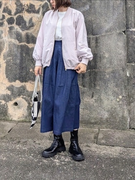 「ikka（イッカ）のアイテム」を使った、yume さん（レディース・160cm）の秋コーディネート