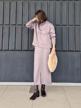 「ikka（イッカ）のアイテム」を使った、yume さん（レディース・160cm）の秋コーディネート