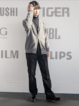 「アイテム（フォーマルスーツ/小物）」を使った、ぱちくりさん（メンズ・177cm・20代）の秋コーディネート