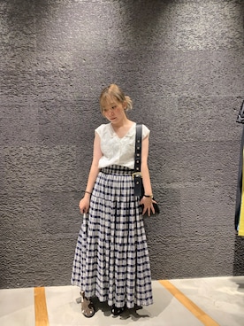 まみこさん(レディース・157cm)の夏コーディネート