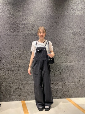 「アイテム（シャツ/ブラウス）」を使った、まみこさん（レディース・157cm）の秋コーディネート