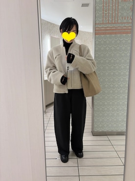 まーむちゃんさん(レディース・155cm)の冬コーディネート