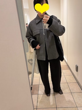 「アイテム（カバーオール）」を使った、まーむちゃんさん（レディース・155cm）の秋コーディネート