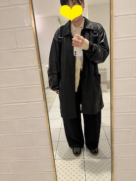 「ニット/セーター」｜「アイテム（ジャケット/アウター）」を使った、まーむちゃんさん（レディース・155cm）の秋コーディネート