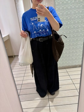 「select MOCA by son（セレクトモカバイソン）のアイテム」を使った、まーむちゃんさん（レディース・155cm）の夏コーディネート