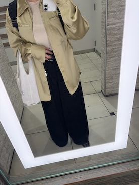 「marimekko（マリメッコ）のアイテム」を使った、まーむちゃんさん（レディース・155cm）の春コーディネート