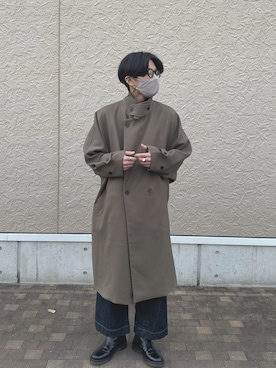 「Dr. Martens（ドクターマーチン）のDr.Martens  CHELSEA BOOT（ブーツ）」を使った、RIKIさん（メンズ・174cm）の冬コーディネート