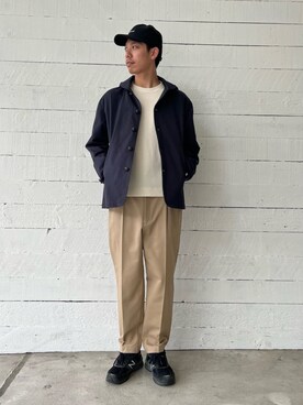 「はじめましてコーデ」｜「アイテム（ブルゾン）」を使った、GLOSTER stylingさん（メンズ・183cm）の春コーディネート