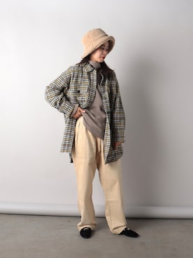 「fredy repit（フレディレピ）のアイテム（ブルゾン）」を使った、GLOSTER stylingさん（レディース・160cm）の秋コーディネート