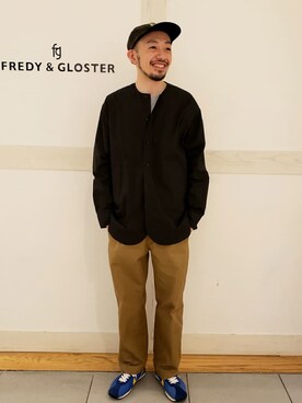 GLOSTER stylingさん（メンズ・176cm）の冬コーディネート