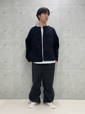 「gloster」｜「アイテム（ブルゾン）」を使った、GLOSTER stylingさん（メンズ・170cm）の春コーディネート