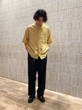 「KLEMAN（クレマン）のアイテム（ブーツ）」を使った、GLOSTER stylingさん（メンズ・178cm）の春コーディネート