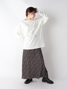 「ARMY TWILL（アーミーツイル）のアイテム」を使った、GLOSTER stylingさん（レディース・160cm）の秋コーディネート
