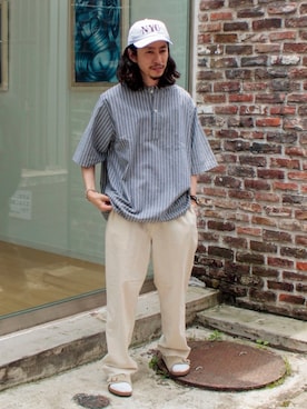 GLOSTER stylingさん（メンズ・173cm）の夏コーディネート