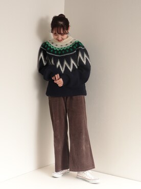GLOSTER stylingさん（レディース・160cm）の冬コーディネート