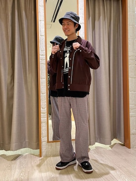GLOSTER stylingさん（メンズ・183cm）の秋コーディネート