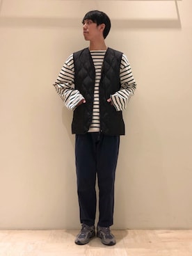 GLOSTER stylingさん（メンズ・183cm）の冬コーディネート