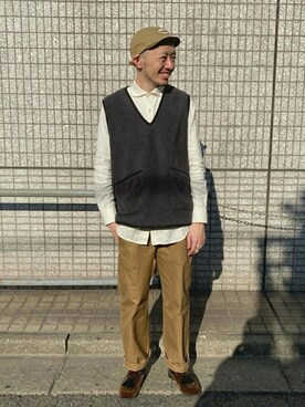 GLOSTER stylingさん（メンズ・176cm）の秋コーディネート