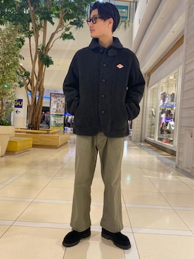 「DANTON（ダントン）のアイテム（ブルゾン）」を使った、GLOSTER stylingさん（メンズ・173cm）の秋コーディネート