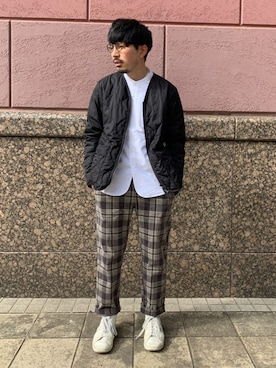 GLOSTER stylingさん（メンズ・171cm）の冬コーディネート