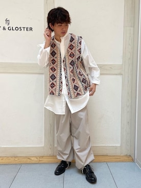 GLOSTER stylingさん（メンズ・174cm）の春コーディネート