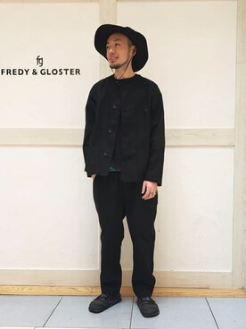 「gloster」｜「アイテム（ブルゾン）」を使った、GLOSTER stylingさん（メンズ・176cm）の春コーディネート