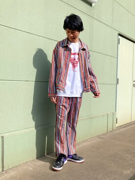 GLOSTER stylingさん（メンズ・183cm）の冬コーディネート